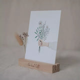 Karten- und Blumenhalter 2er Set - 12 cm Du bist toll