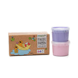 Bio-Fingerfarben vegan 2er Set "Nori" pink/violett