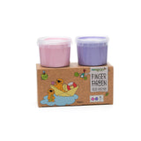 Bio-Fingerfarben vegan 2er Set "Nori" pink/violett