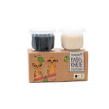 Bio-Easy-Knete vegan 2er Set "Suri" schwarz/weiß