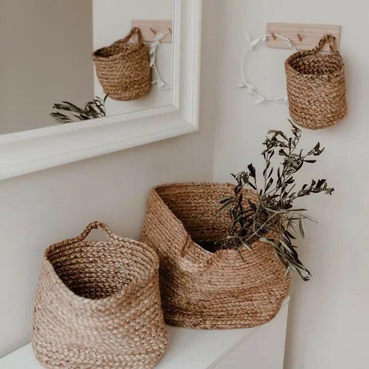 Aufbewahrungskorb Aus Jute Klein - siebenKÄSEhoch