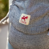 Babytrage MySol Tweed - recycled cotton, nachhaltig: Mit Schnallenhüftgurt - siebenKÄSEhoch