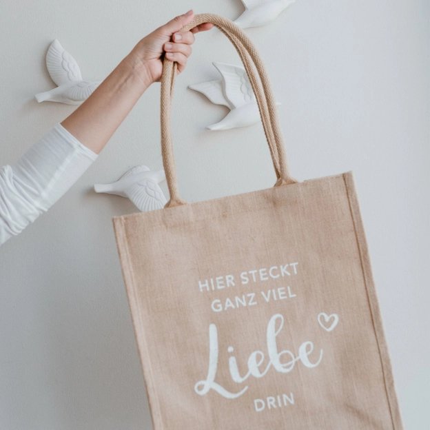 Juteshopper Liebe - siebenKÄSEhoch