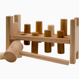 Pound-A-Peg Montessori Spielzeug Natürlich