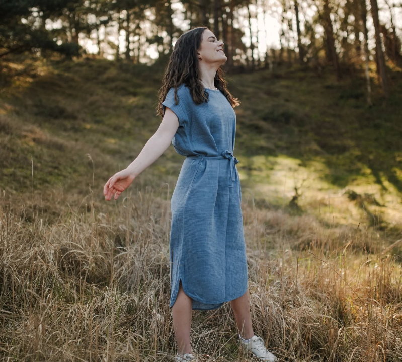 MUSSELIN KLEID ELIN | AUS 100% BIO-BAUMWOLLE