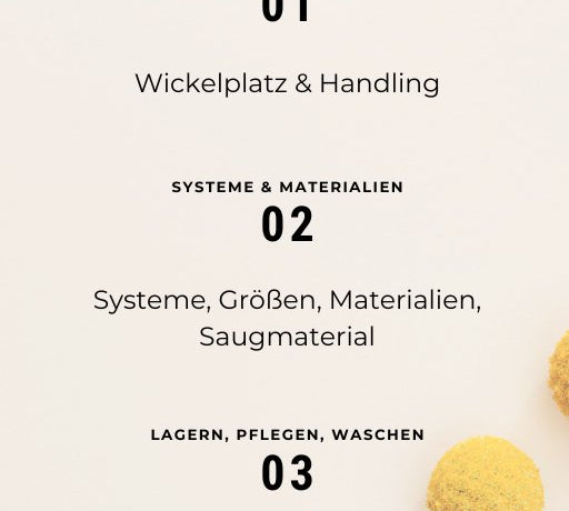 eBook 1x1 für Stoffwindeln - siebenKÄSEhoch