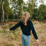 Pullover Mara | Marineblau aus Bio-Baumwolle - siebenKÄSEhoch