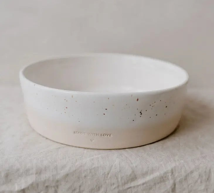Schale Made with Love 27 cm - siebenKÄSEhoch