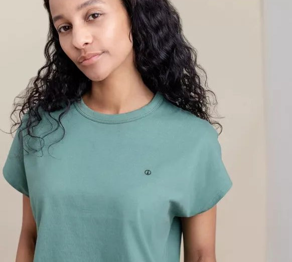 T-Shirt Nela | Grün aus Bio-Baumwolle - siebenKÄSEhoch